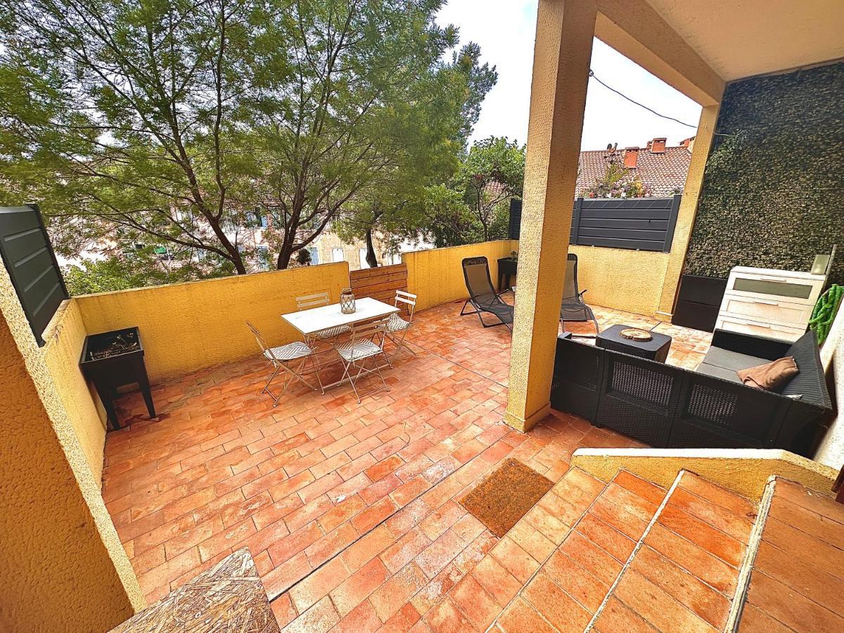Appartement Proche Mer Avec Terrasse Et Jardin Privatif Hyères Eksteriør bilde